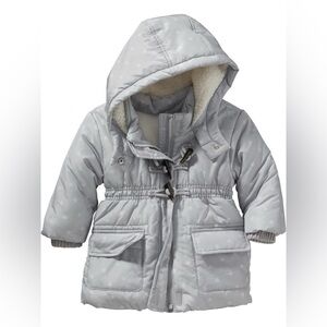 Old Navy Frost Free Gray and Cream Coat